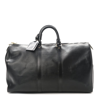 Louis Vuitton Epi Keepall 45 Black 1 of 13