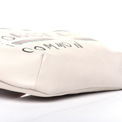Gucci Grained Calfskin Coco Capitan Logo Belt Bag White 6 of 11