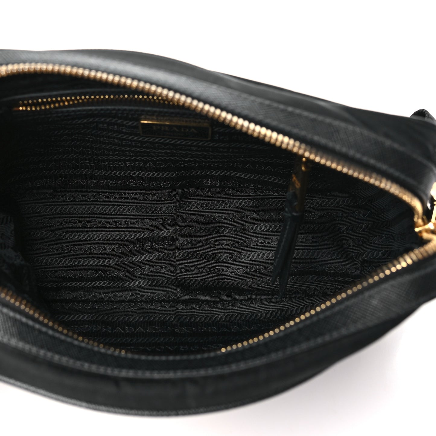 Tessuto Nylon Soft Calf Camera Bag Black