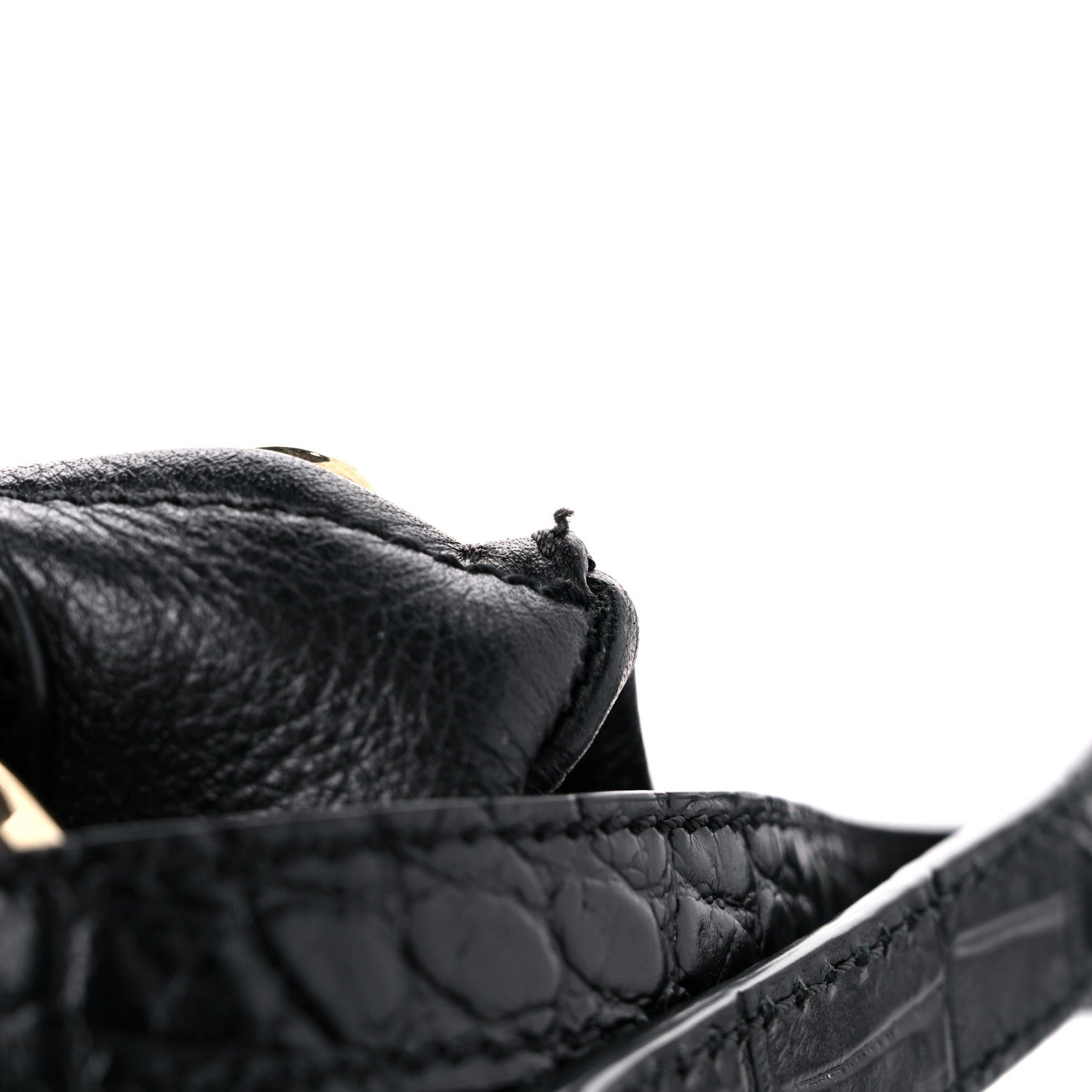 Givenchy Calfskin Crocodile Embossed Small Pandora Black 12 of 14