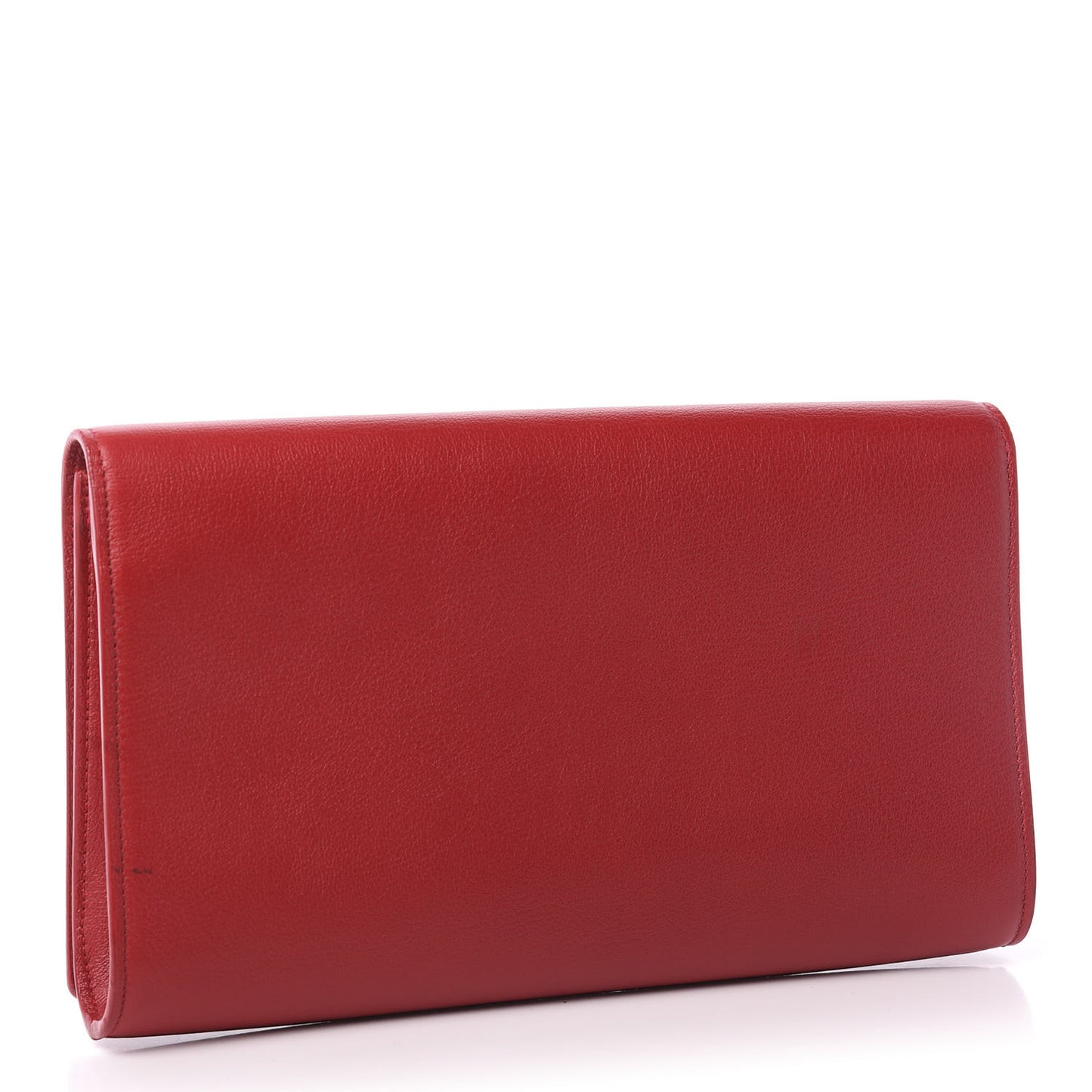 Calfskin Monogram Large Belle De Jour Clutch Red