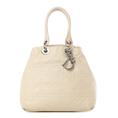 Christian Dior Lambskin Cannage Medium Soft Lady Dior Beige 1 of 18