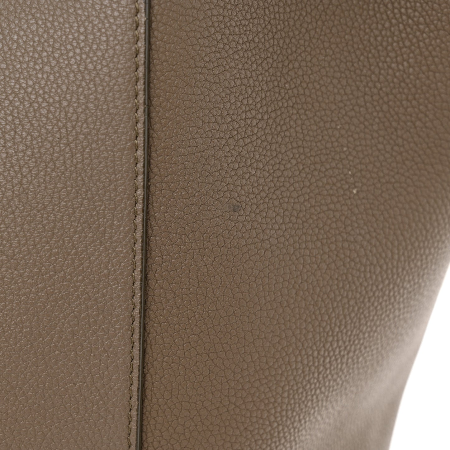 Soft Grained Calfskin Small Belt Cabas Phantom Taupe