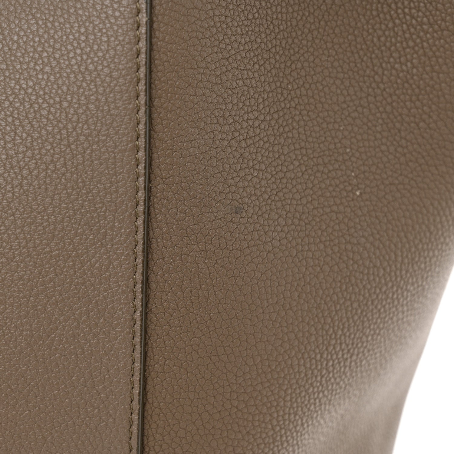 Celine Soft Grained Calfskin Small Belt Cabas Phantom Taupe 14 of 17