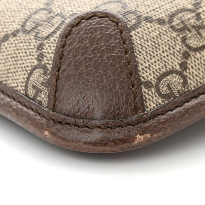 Gucci GG Supreme Monogram Neo Vintage Web Belt Bag Brown 11 of 12