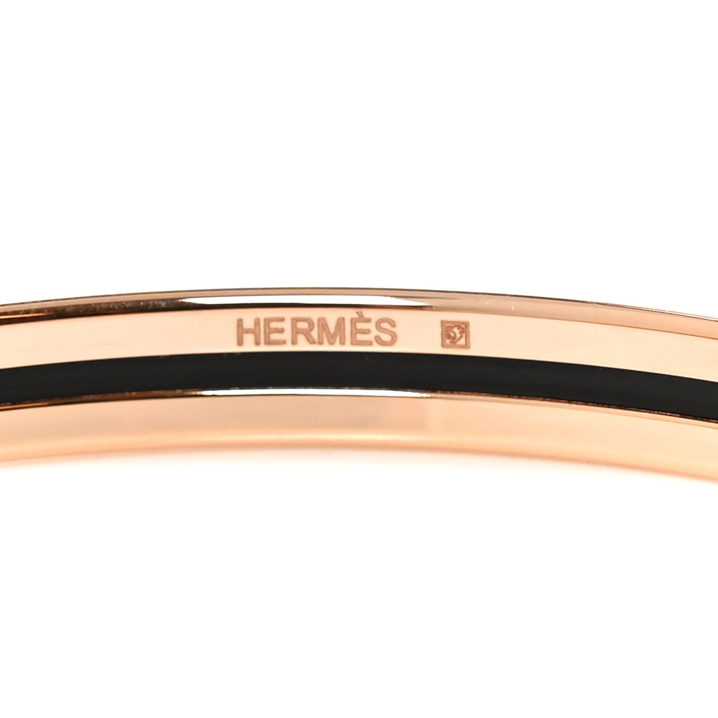 Enamel Printed Extra Narrow Etriers Bracelet 70 Aube