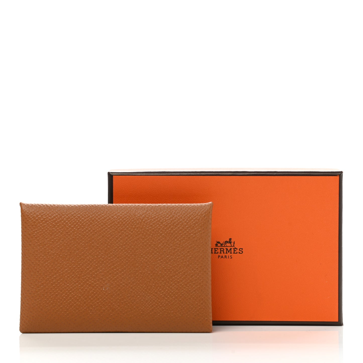 Epsom Calvi Card Case Gold