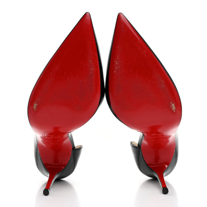 Christian Louboutin Shiny Nappa Iriza 100 Pumps 36.5 Black 5 of 7