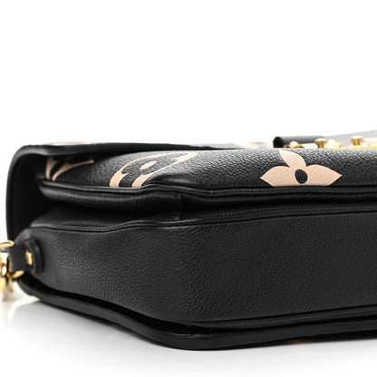 Louis Vuitton Empreinte Monogram Giant Pochette Metis Black Beige 8 of 9