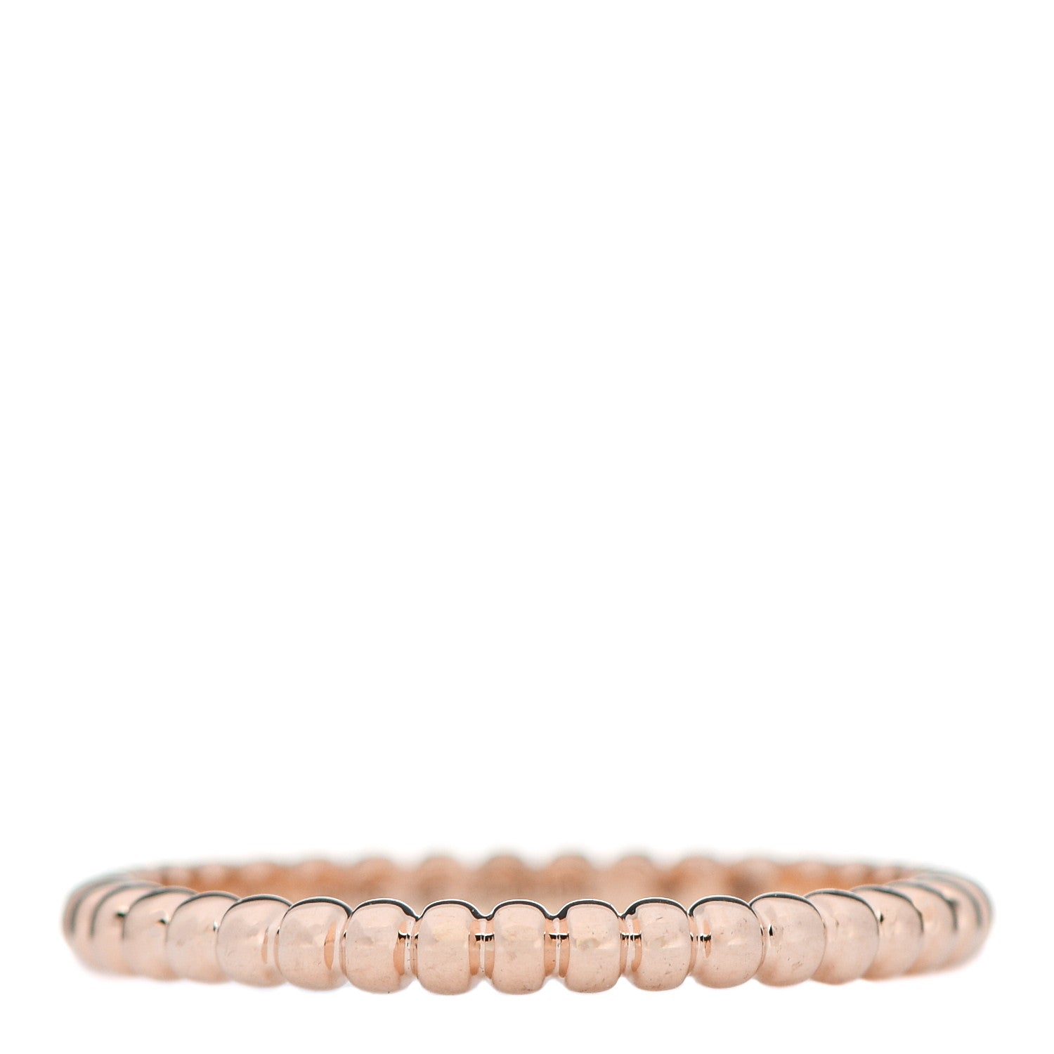 Van Cleef & Arpels 18K Rose Gold Small Perlee Ring 56 7.5 1 of 5