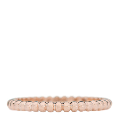 Van Cleef & Arpels 18K Rose Gold Small Perlee Ring 56 7.5 1 of 5