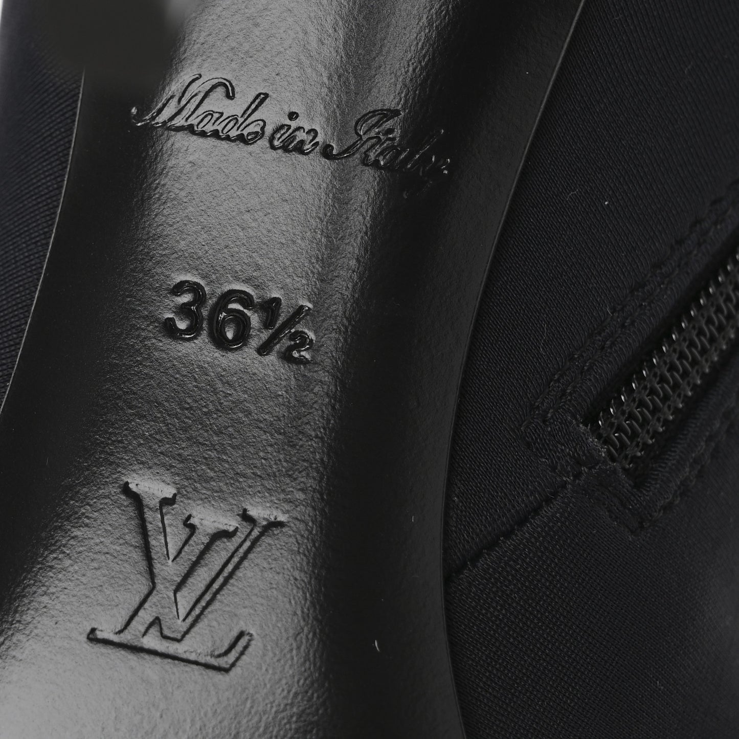 Monogram Cherie Ankle Boots 36.5 Black