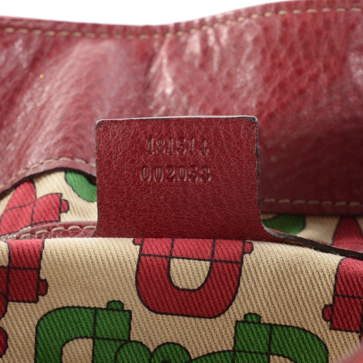 Gucci Guccissima Trim Large Signoria Hobo Red 7 of 7