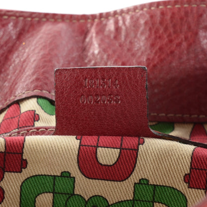 Gucci Guccissima Trim Large Signoria Hobo Red 7 of 7