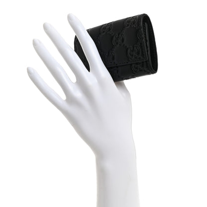 Gucci Microguccissima 6 Key Holder Case Black 2 of 8