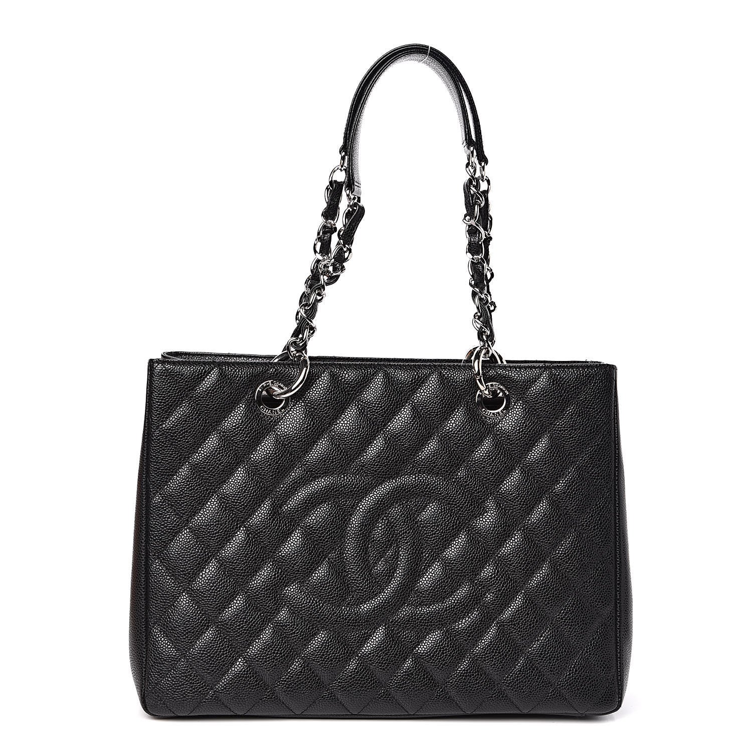 Chanel Caviar Quilted Grand Shopping Tote GST Black 1 of 11
