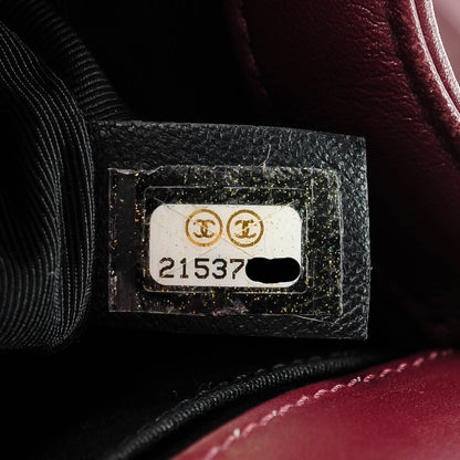 Chanel Calfskin Horizontal Quilted Medium Boy Flap Burgundy 7 of 7