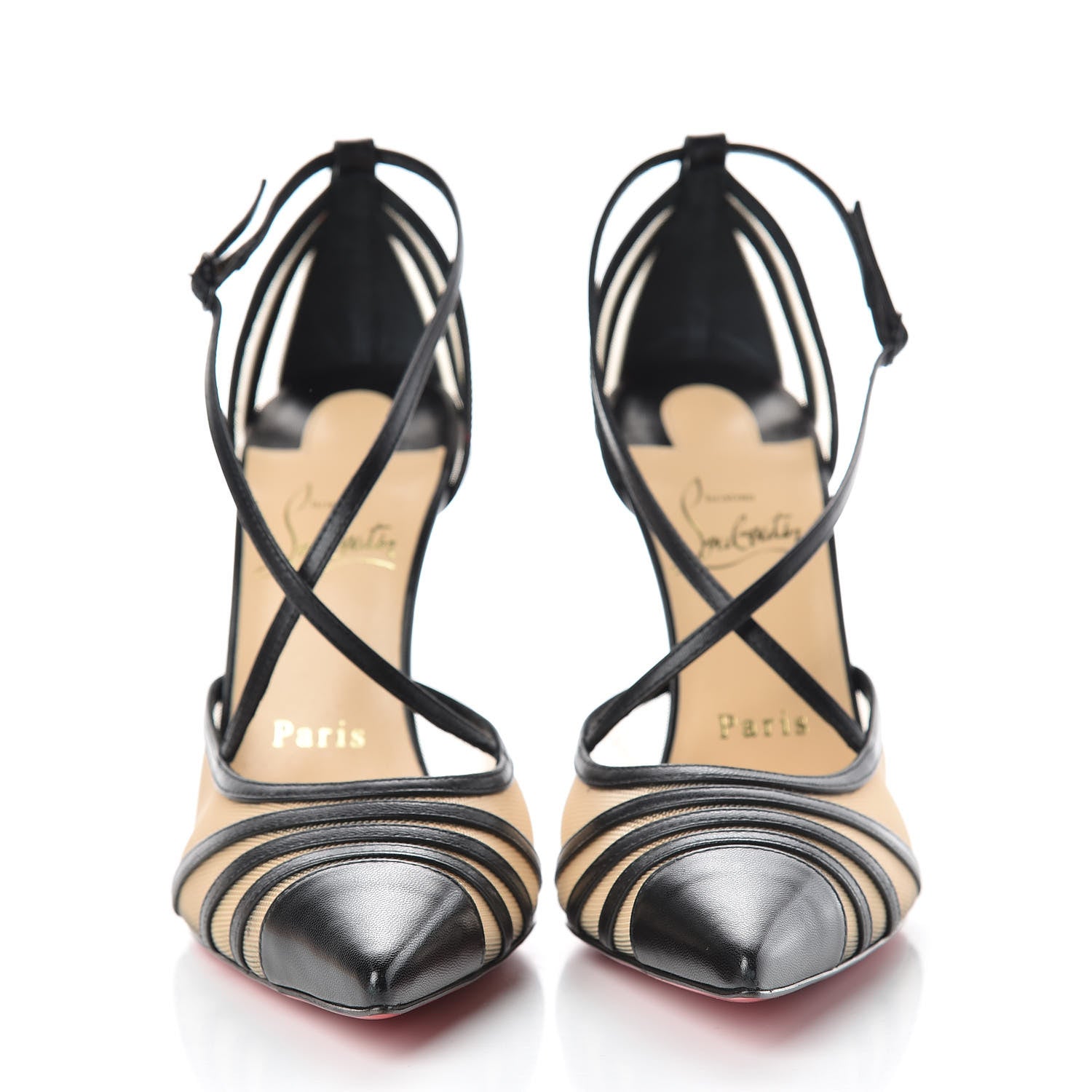 Christian Louboutin Kid Rete Theodorella 100 Pump 36.5 Black 2 of 10