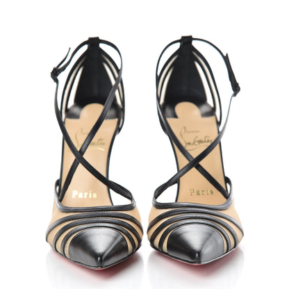 Christian Louboutin Kid Rete Theodorella 100 Pump 36.5 Black 2 of 10