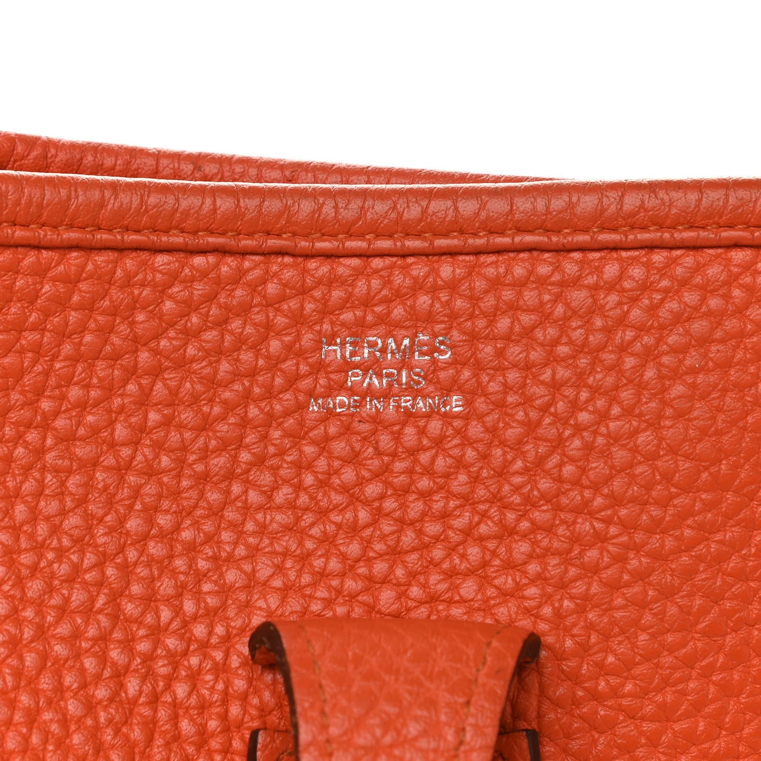 Hermes Taurillon Clemence Evelyne III PM Orange 6 of 16