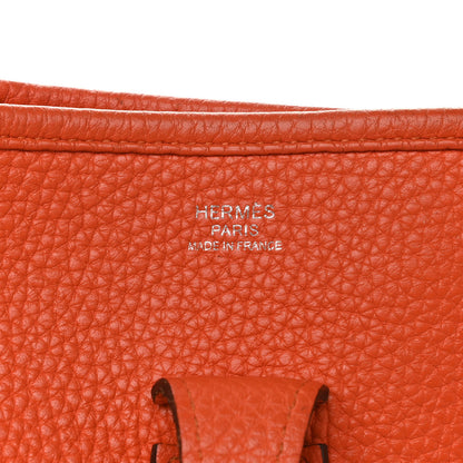 Hermes Taurillon Clemence Evelyne III PM Orange 6 of 16