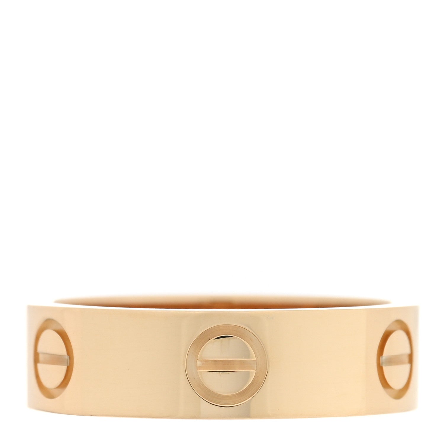 Cartier 18K Yellow Gold 5.5mm LOVE Ring 55 7.25 1 of 5