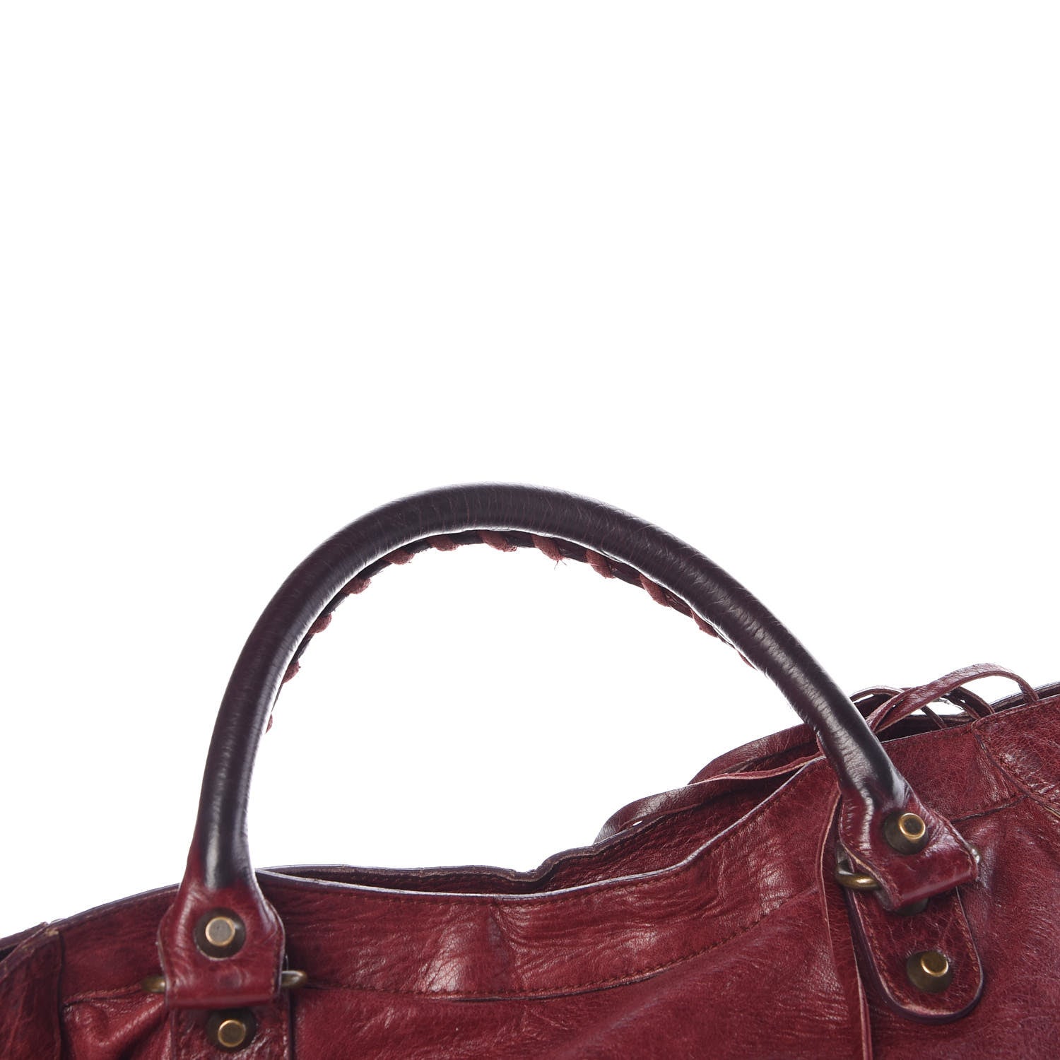 Balenciaga Agneau Classic Hardware City Bordeaux 14 of 15