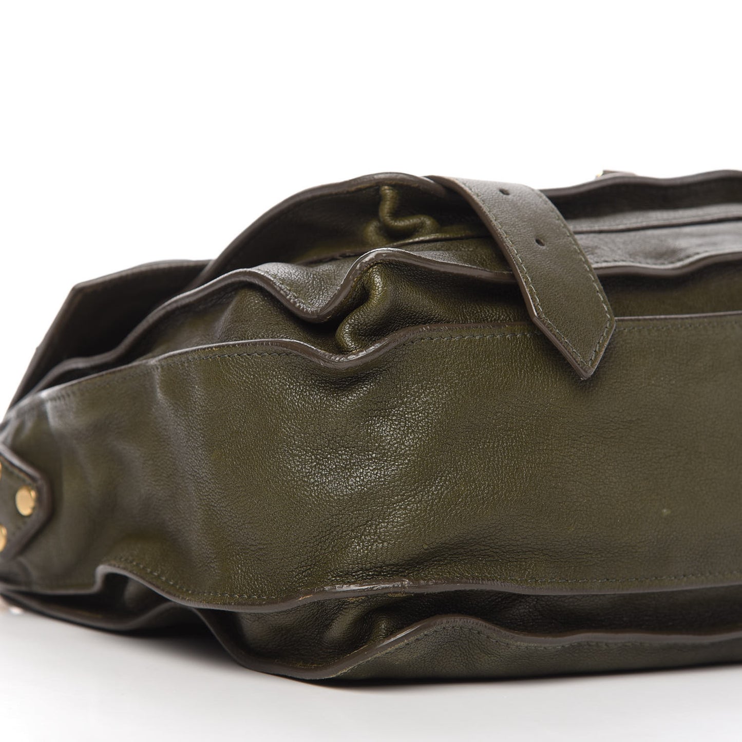 Lambskin Medium PS1 Satchel Military