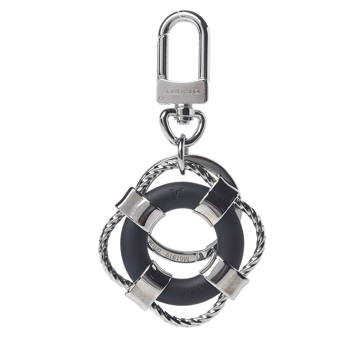 Americas Cup Tropicoral Lifesaver Bag Charm Key Holder