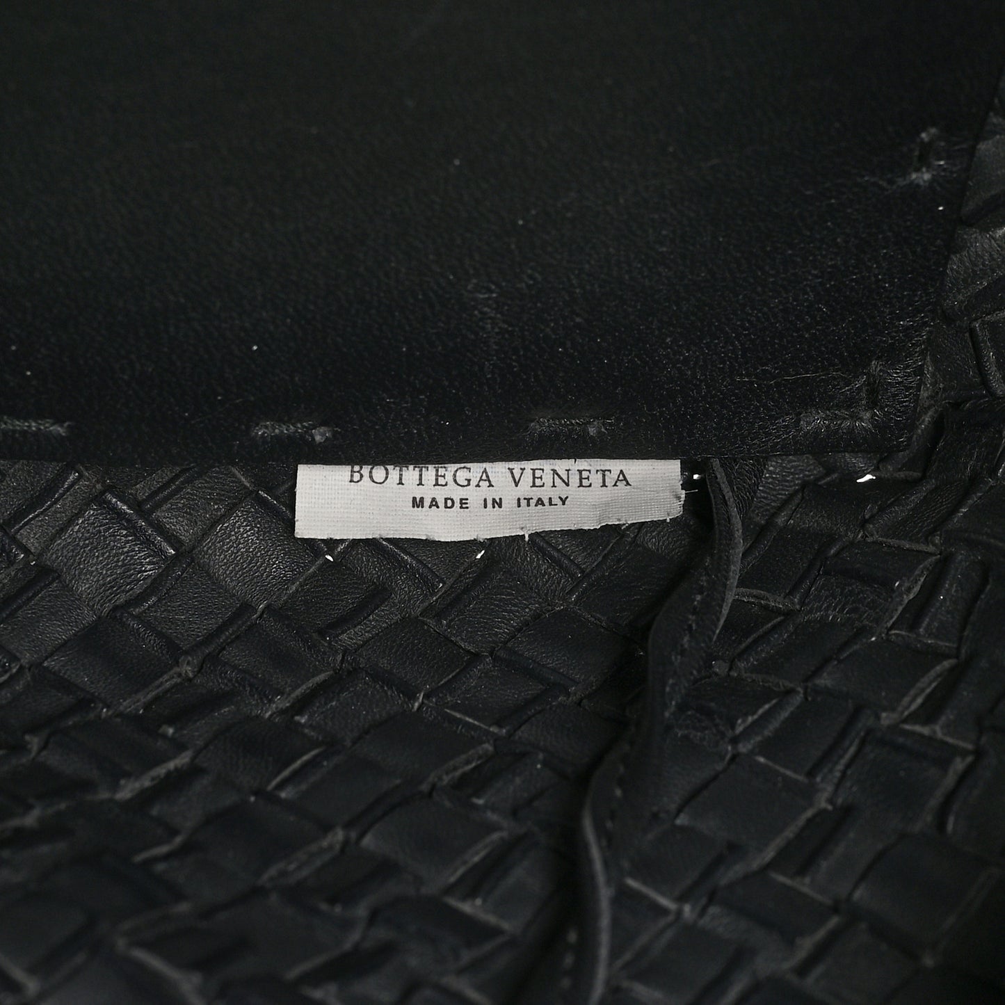 Nappa Intrecciato Medium Cabat Black