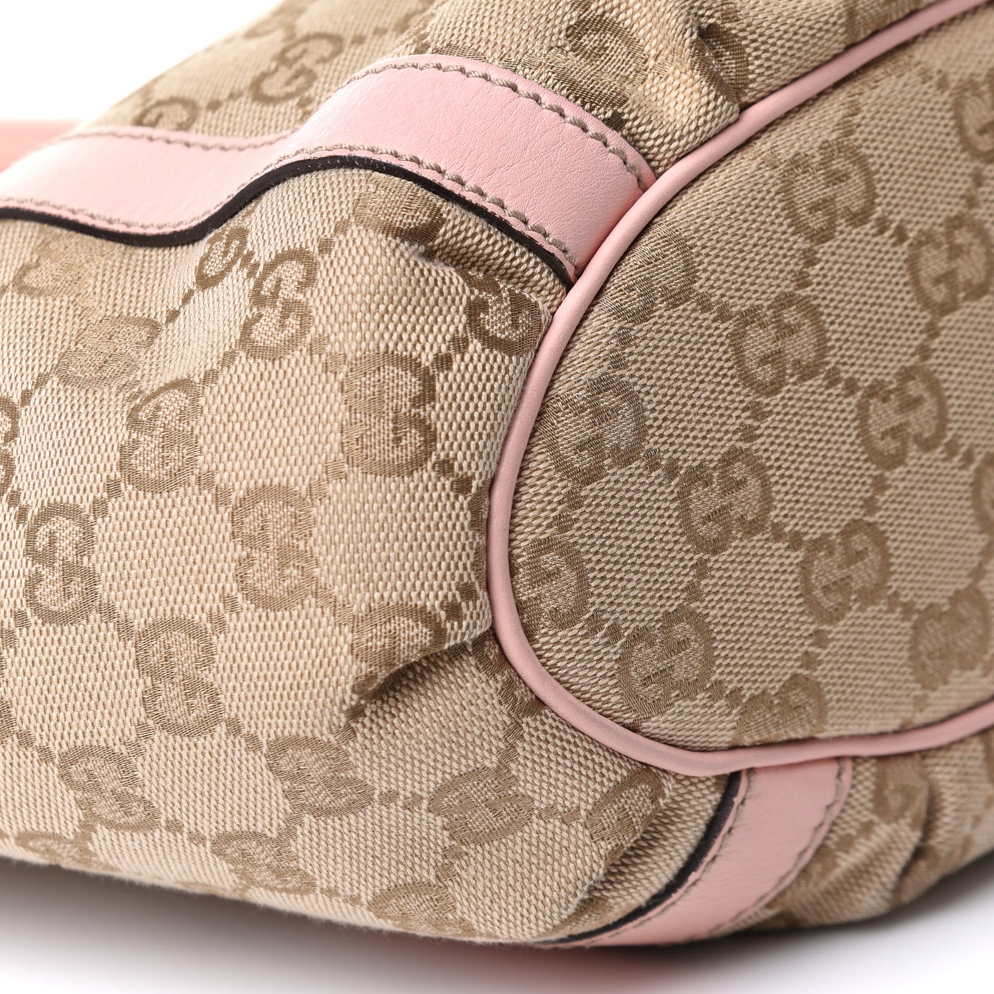 Monogram Small Gold D Ring Tote Pink