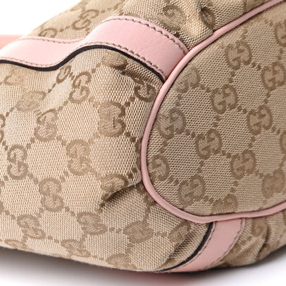 Gucci Monogram Small Gold D Ring Tote Pink 8 of 11