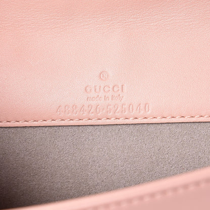 Gucci Calfskin Matelasse GG Marmont Mini Bag Perfect Pink 6 of 10
