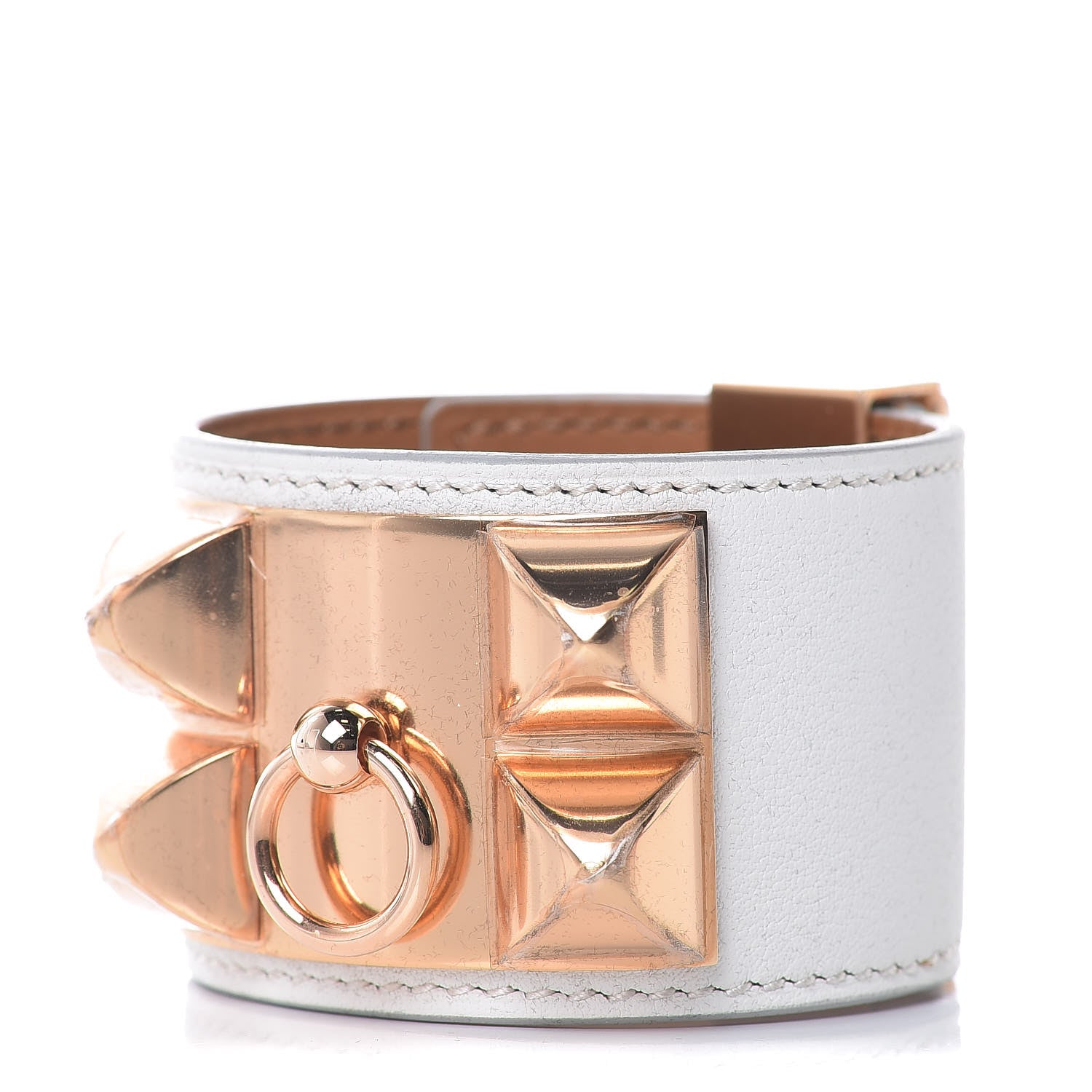 Hermes Swift Collier de Chien CDC Bracelet T1 Beton 1 of 8