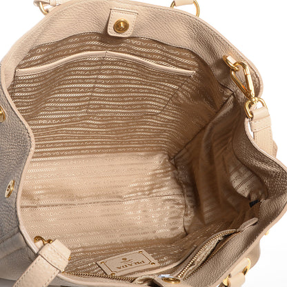 Prada Vitello Daino Shopping Tote Sabbia 5 of 21