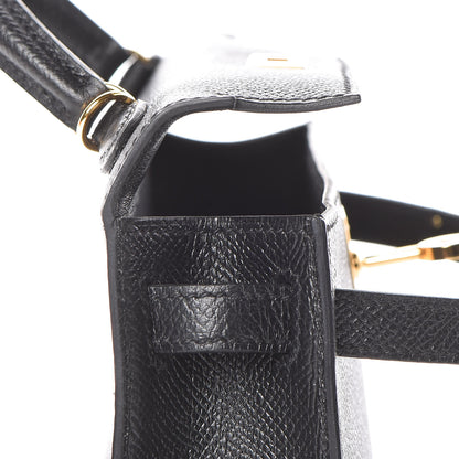 Hermes Epsom Mini Kelly Sellier 20 Black 22 of 33