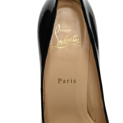 Christian Louboutin Patent Pigalle 100 Pumps 37 Black 7 of 8