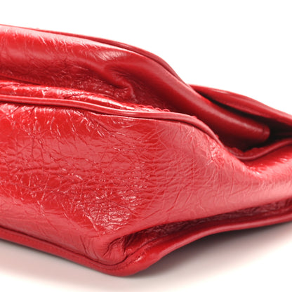 Saint Laurent Crinkled Calfskin Matelasse Monogram Medium Niki Chain Satchel Rouge Eros 9 of 10