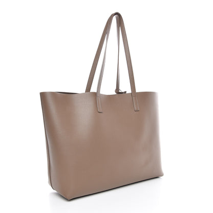 Saint Laurent Calfskin Large Shopping Tote Taupe 4 of 8