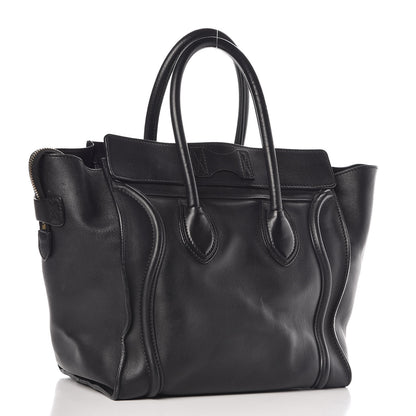 Celine Smooth Calfskin Mini Luggage Black 3 of 27