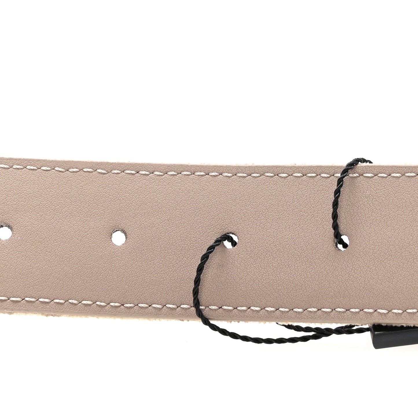Chenille Vitello King FF Belt 80 32 Tortora Nuvola