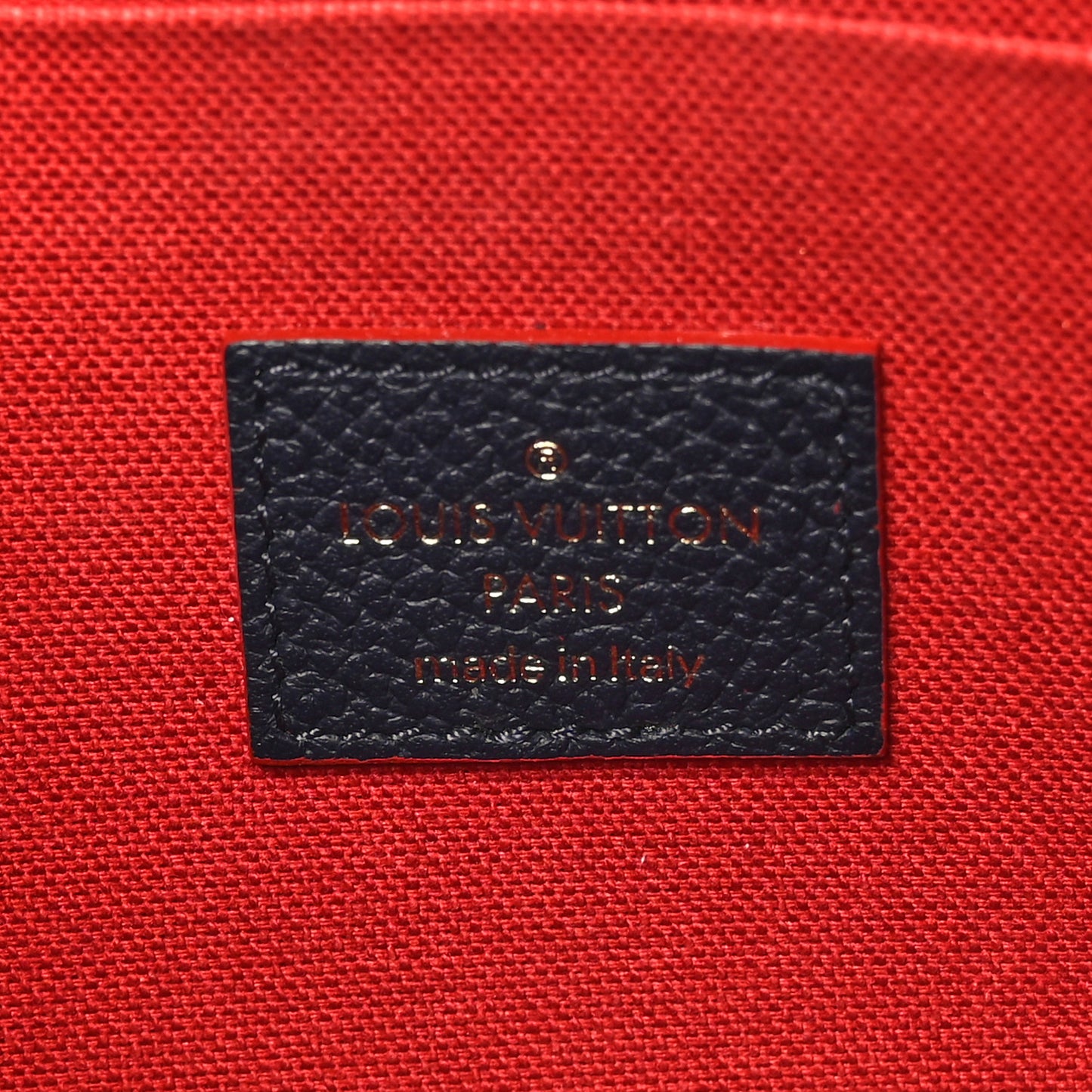 Empreinte Pochette Felicie Chain Wallet Marine Rouge