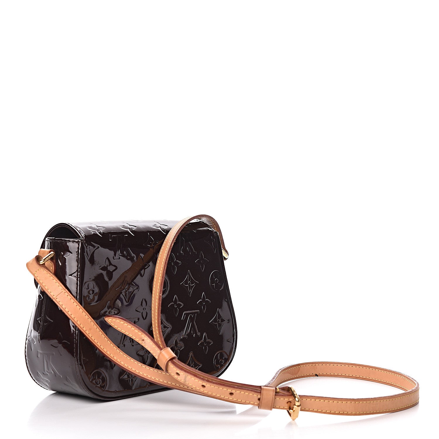 Louis Vuitton Vernis Bellflower PM Amarante 3 of 11