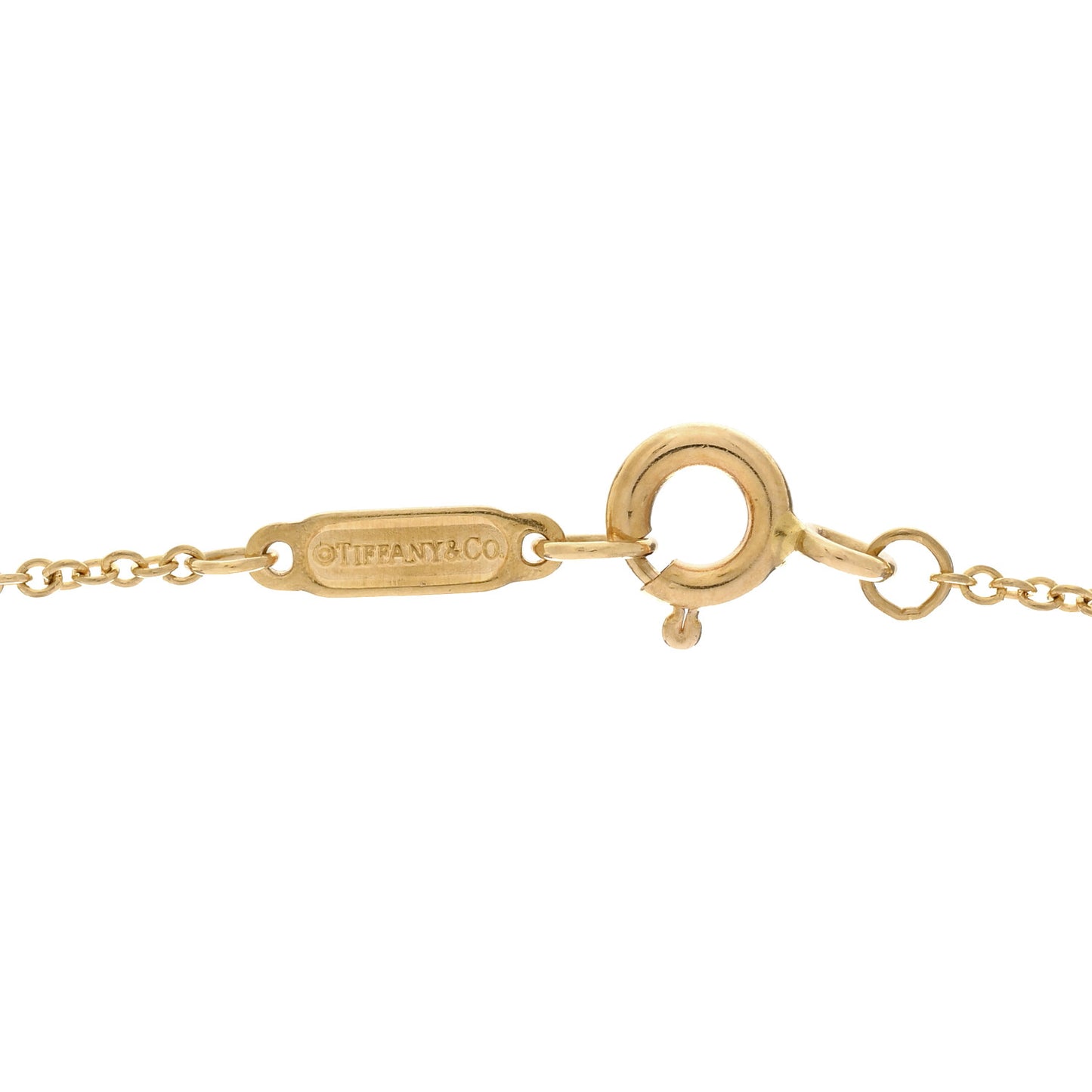 18K Yellow Gold Knot Key Pendant Necklace