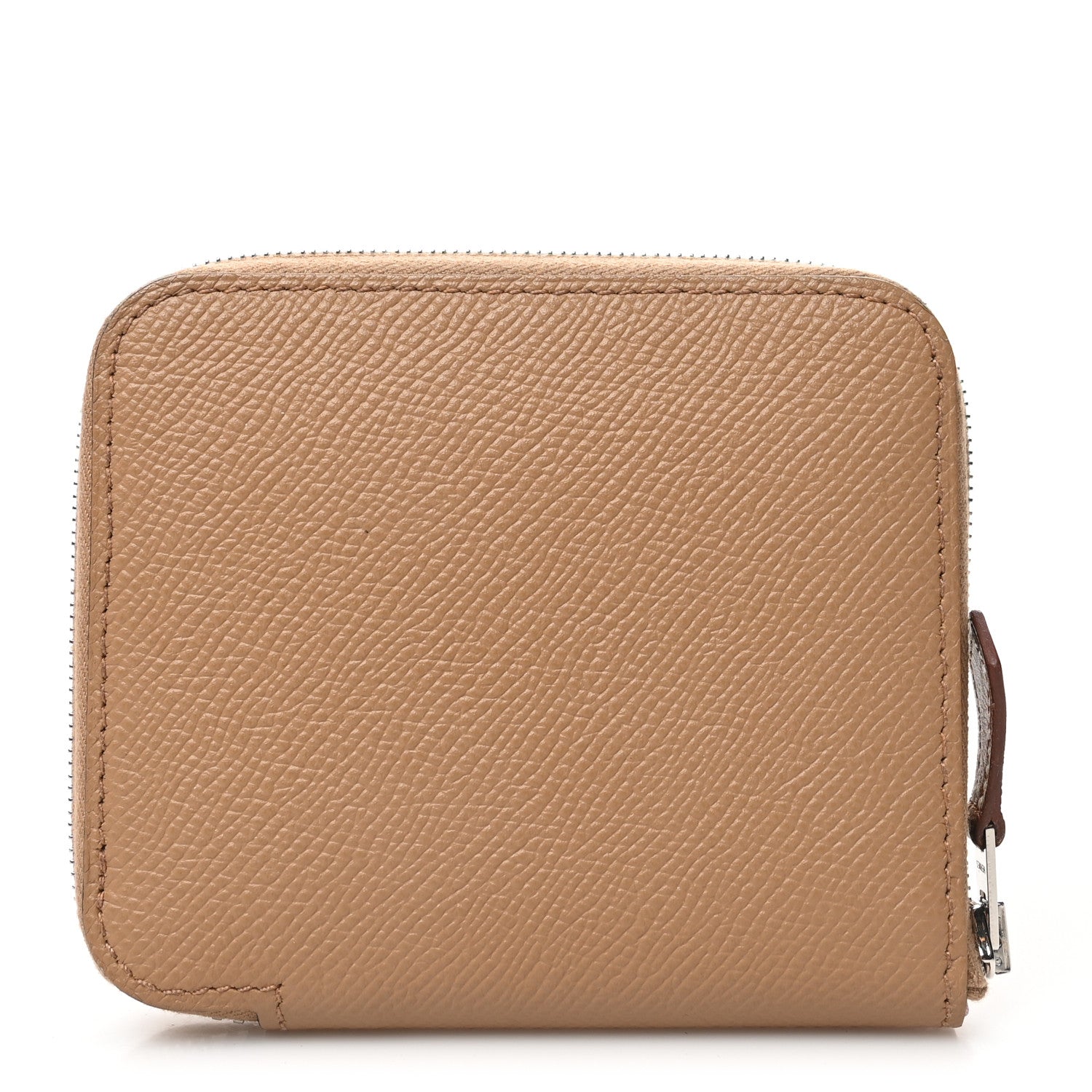Hermes Epsom Silk'in Compact Wallet Chai 1 of 9