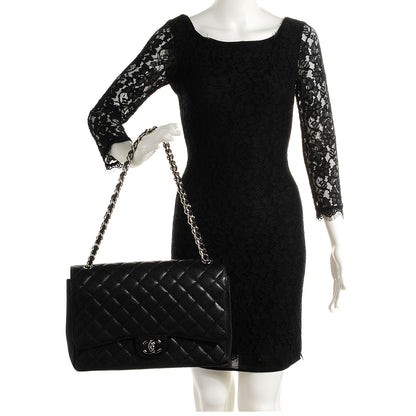 Chanel Caviar Quilted Maxi Double Flap Black 2 of 9