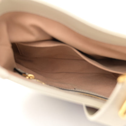 Gucci GG Supreme Monogram Azalea Calfskin Web Small Jackie 1961 Hobo Beige Ebony Mystic White 6 of 11