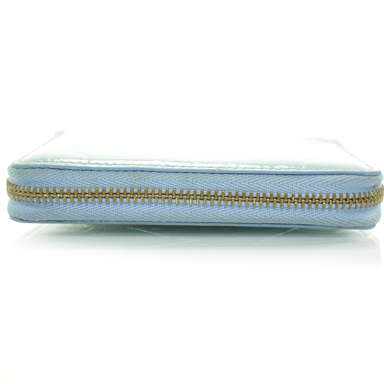 Louis Vuitton Vernis Broome Zip Wallet Baby Blue 5 of 8