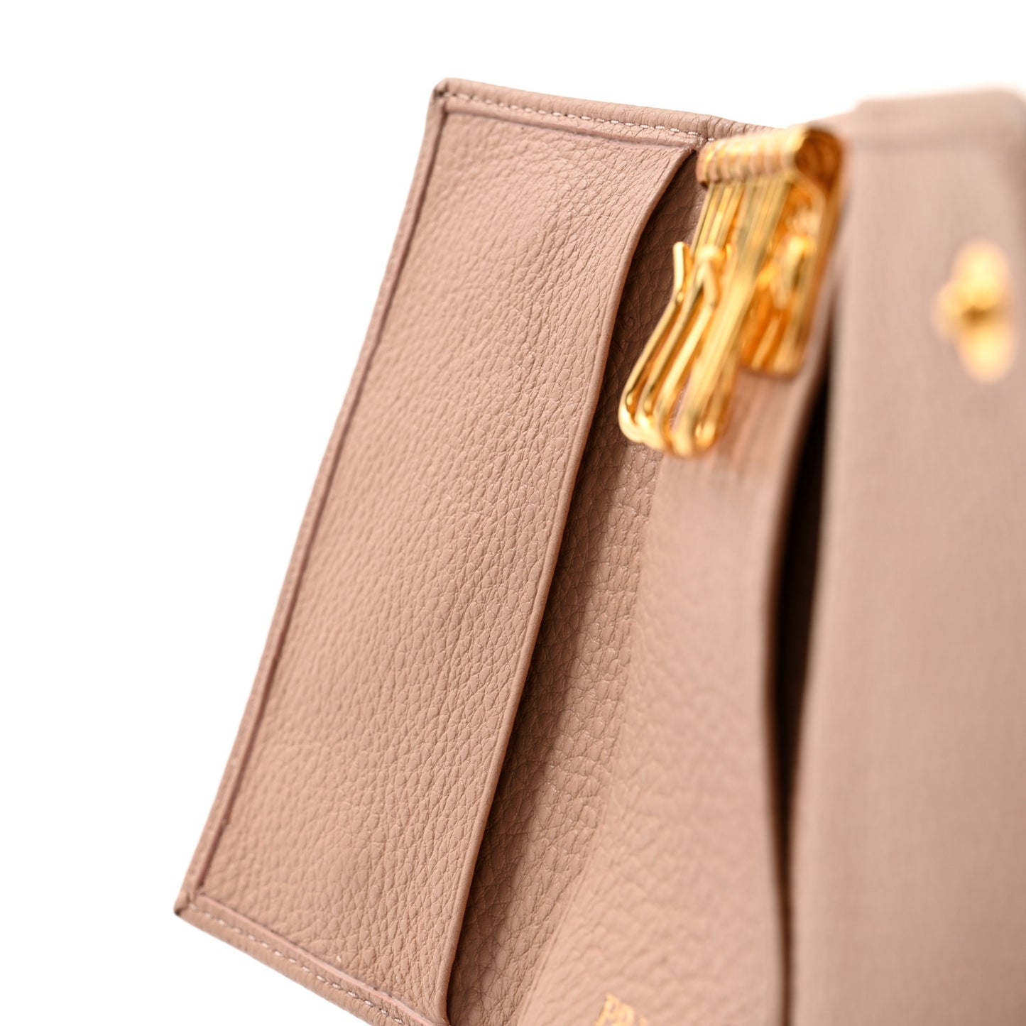 Vitello Grain 6 Key Holder Cipria