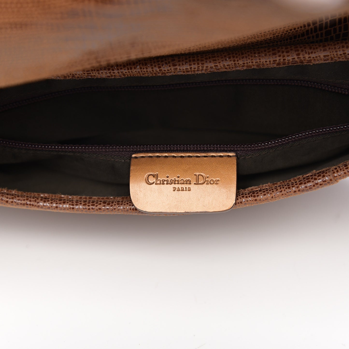 Lizard Saddle Bag Brown